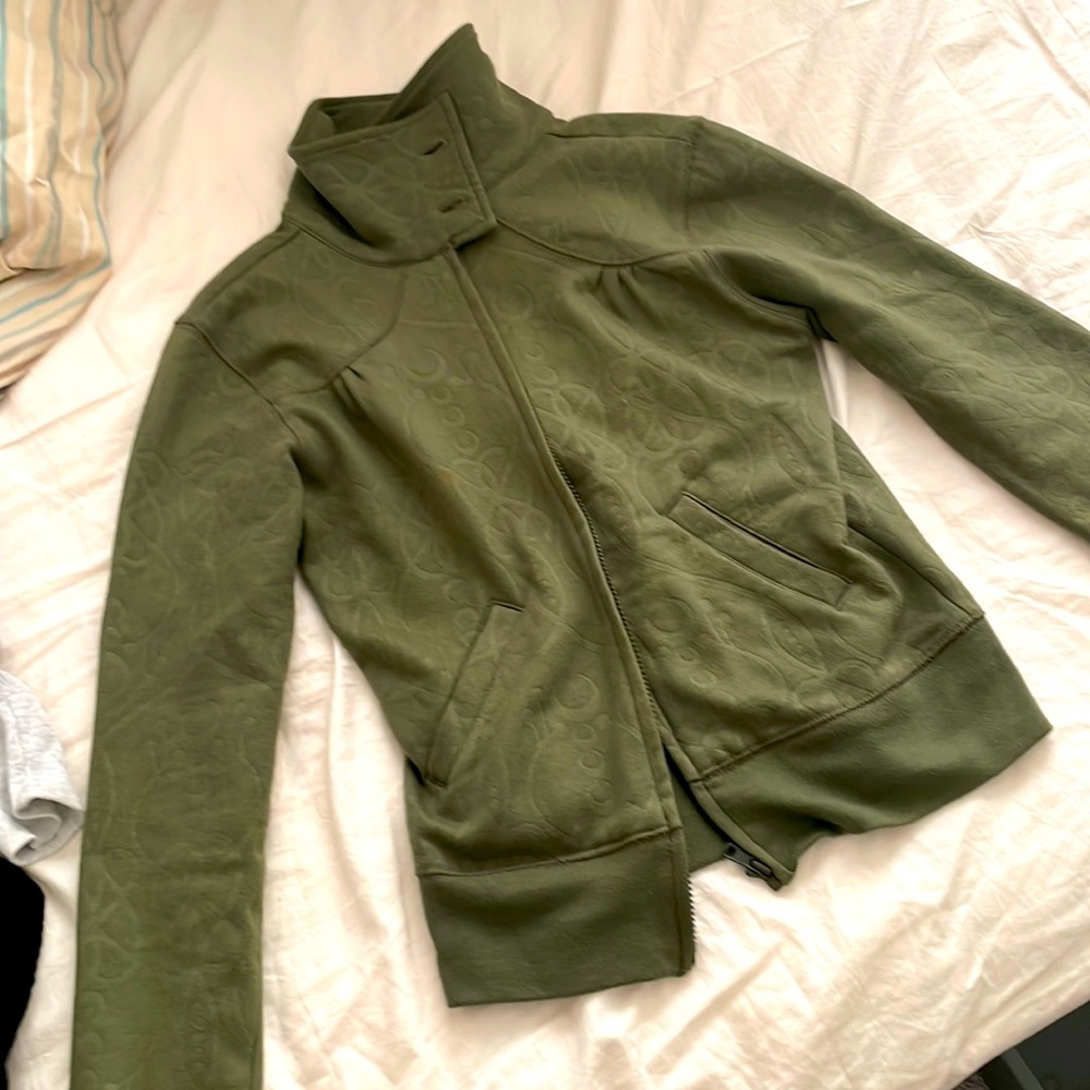 Stussy Zip Up Green